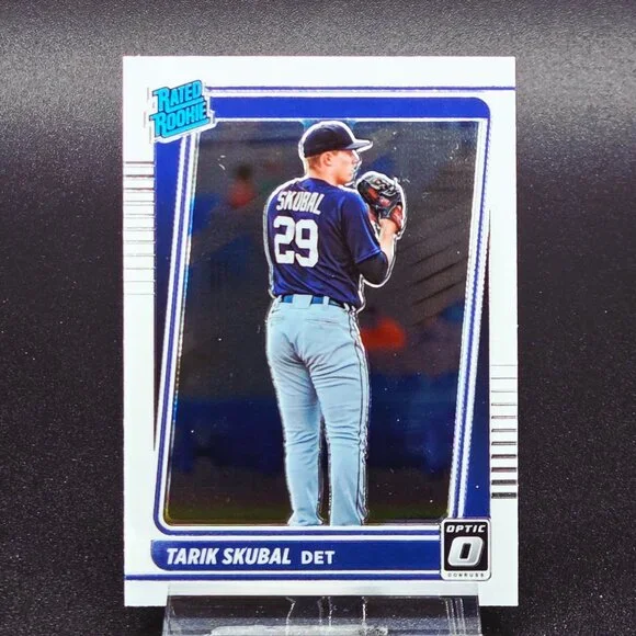 2025 Tarik Skubal Groove Chrome Ray Wave Inserts RC's Detroit Tigers Star - Picture 6 of 7